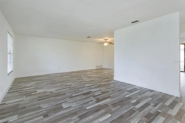 wooden floor in a room