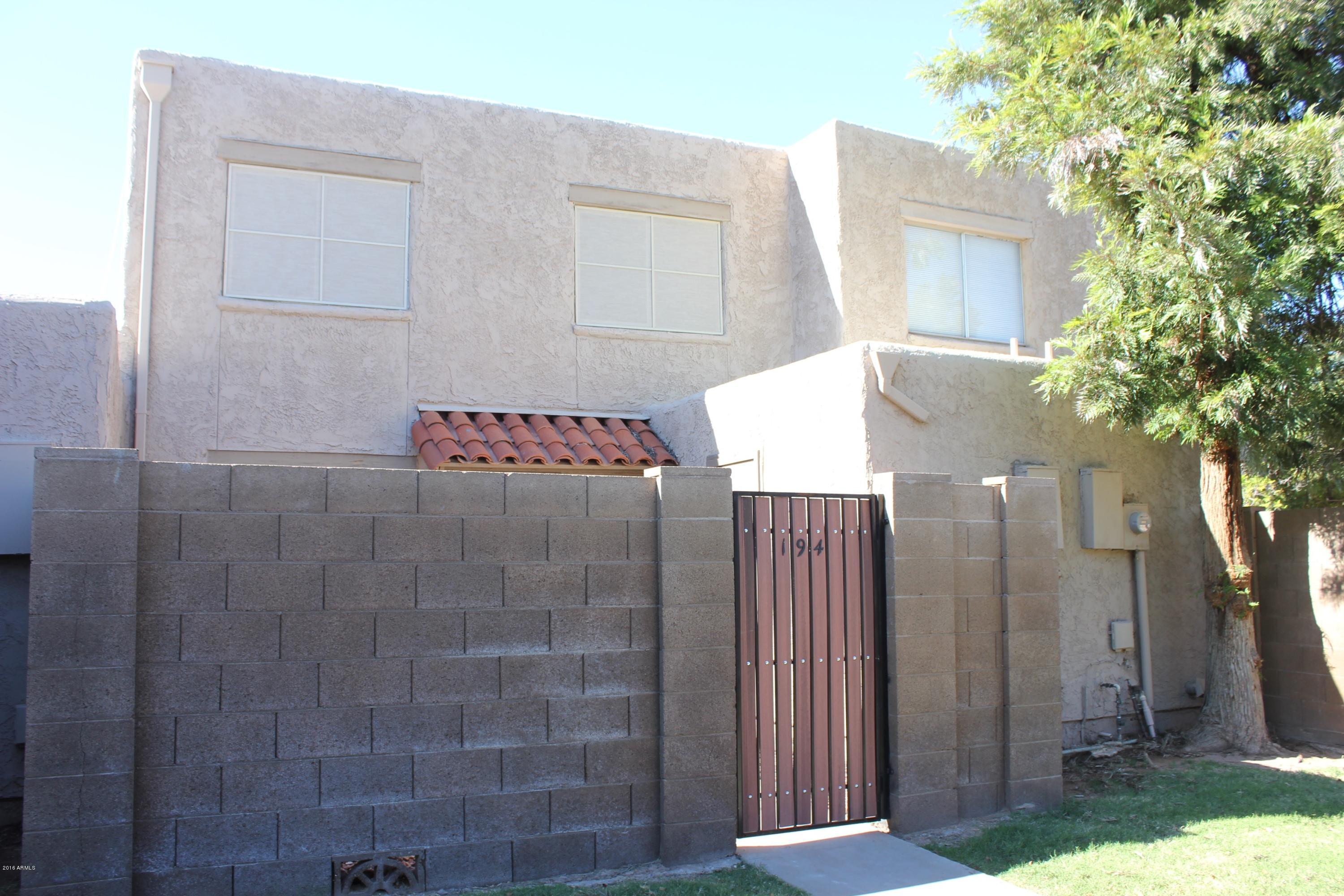 600 South Dobson Road, Unit 194 Mesa, AZ 85202 - Photo 1 of 28 Front of Fully Remodeled Townhome