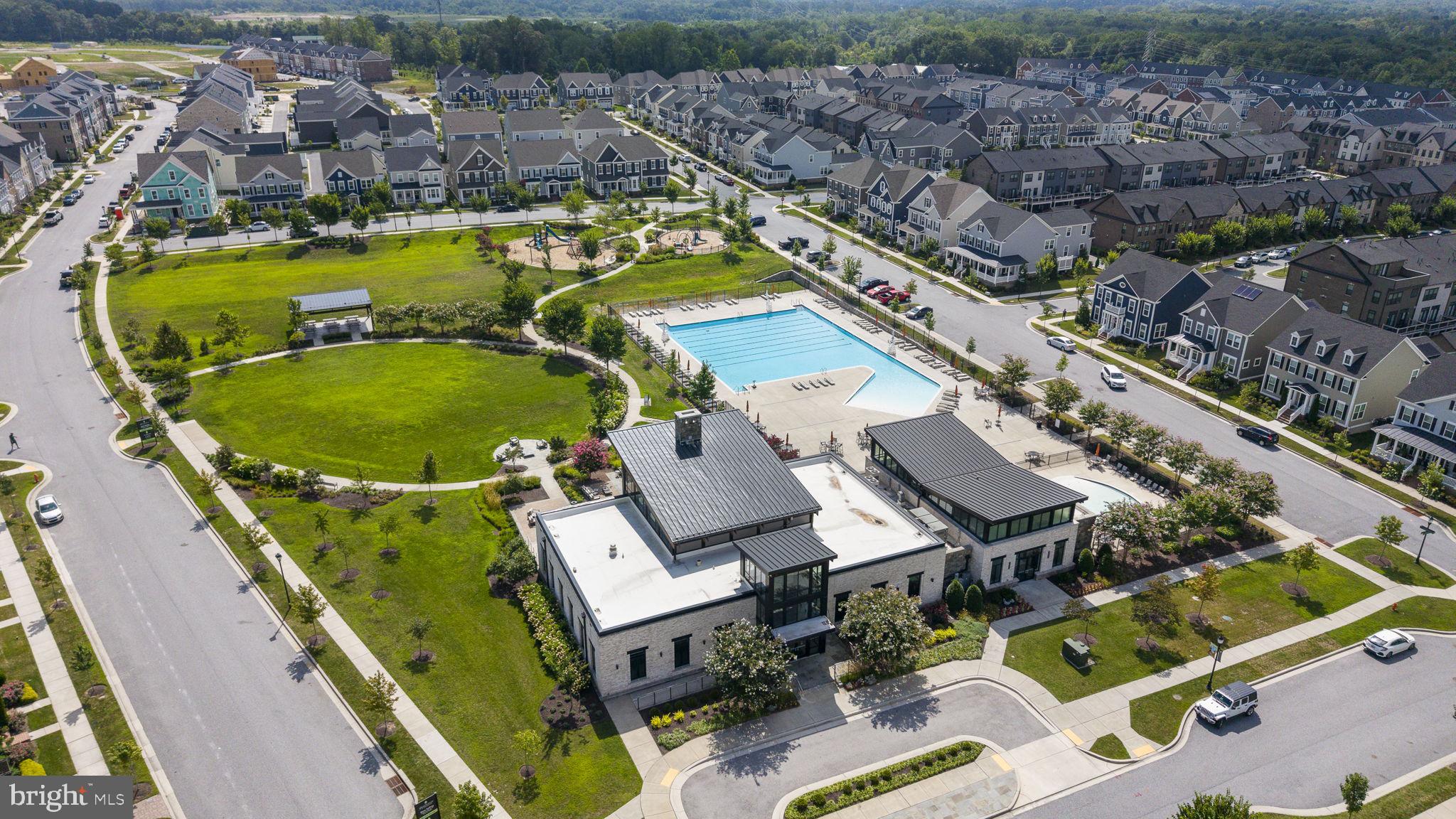 402 Redbridge Street Middle River, MD 21220 - Photo 44 of 49 an aerial view of a house with a swimming pool