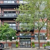 a view of a building with street view