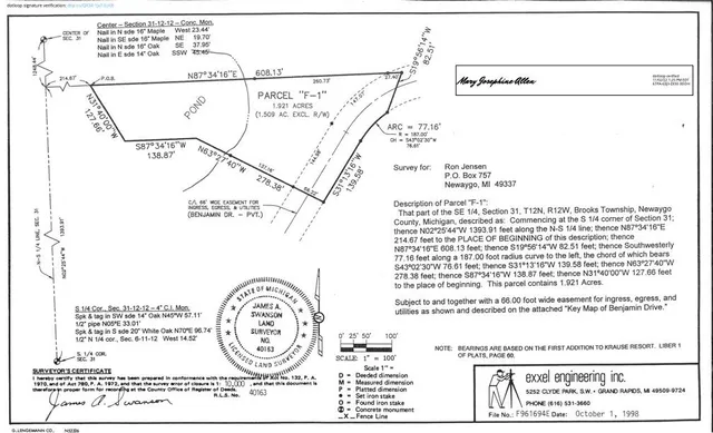$69,000 | 9425 Benjamin Drive, Newaygo, MI 49337