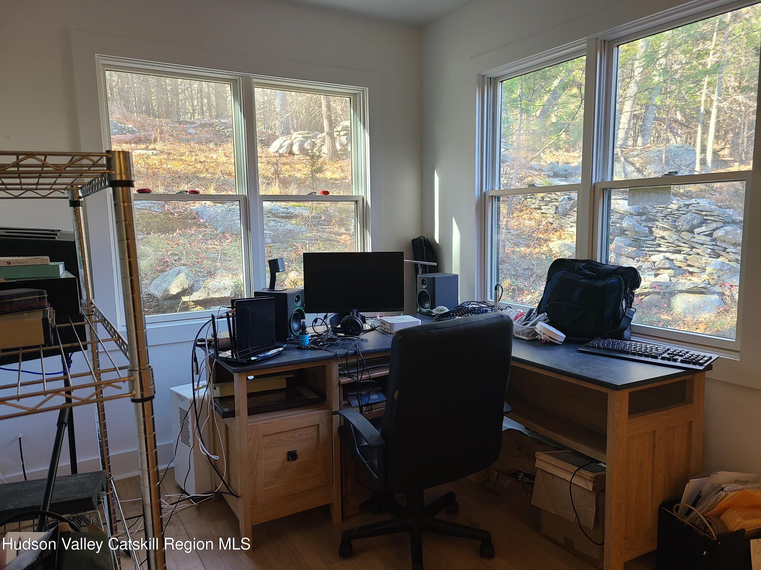 44 Sheldon Hill Road Olivebridge, NY 12461 - Photo 21 of 24 a view of a workspace with furniture and a window