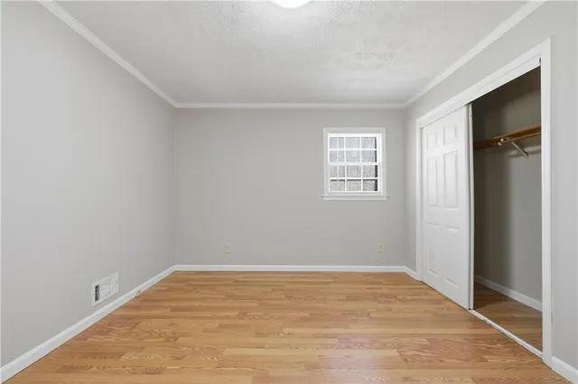wooden floor in an empty room