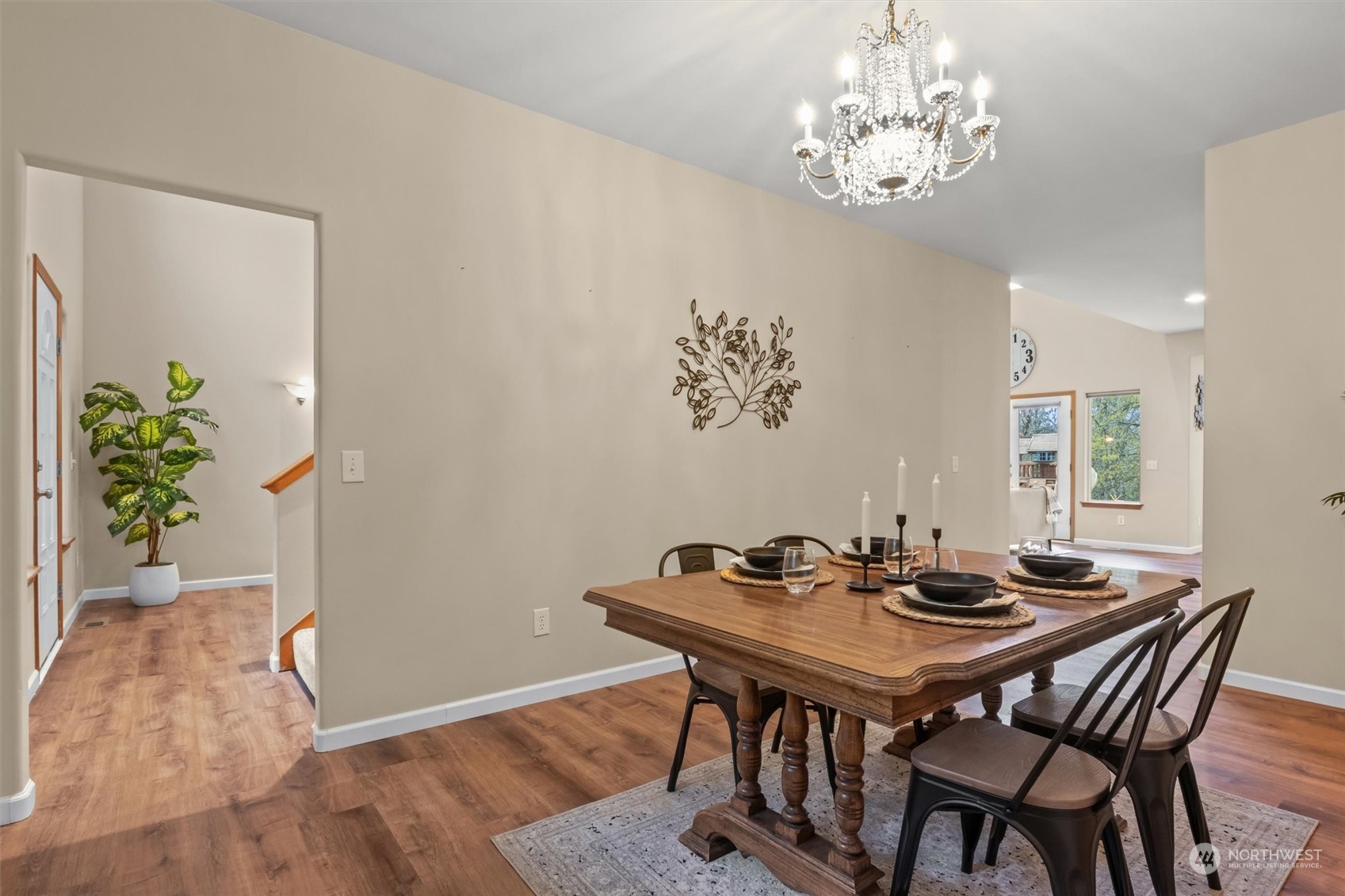 2068 Academy Road Bellingham, WA 98226 - Photo 22 of 40 a view of a dining room with furniture and wooden floor