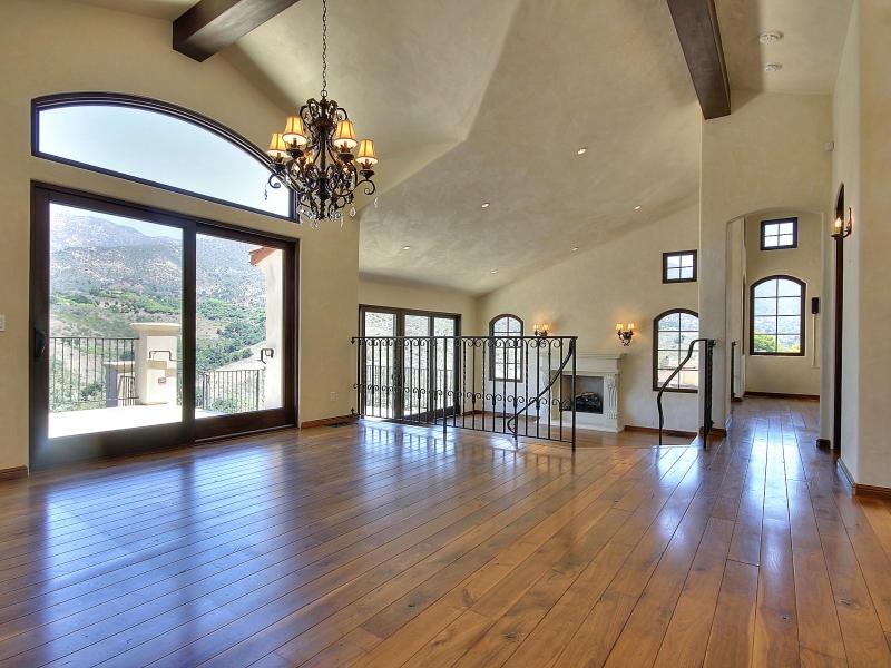 219 Conejo Road Santa Barbara, CA 93103 - Photo 24 of 24 a view of livingroom with furniture wooden floor chandelier and windows