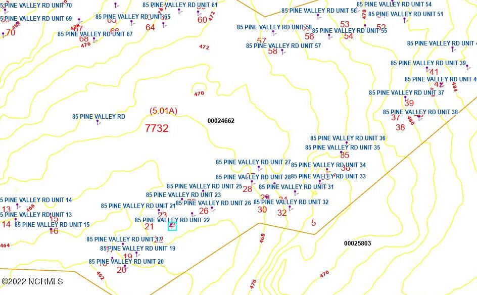 85 Pine Valley Road, Unit 22 Pinehurst, NC 28374 - Photo 40 of 41 Hillshade Contour