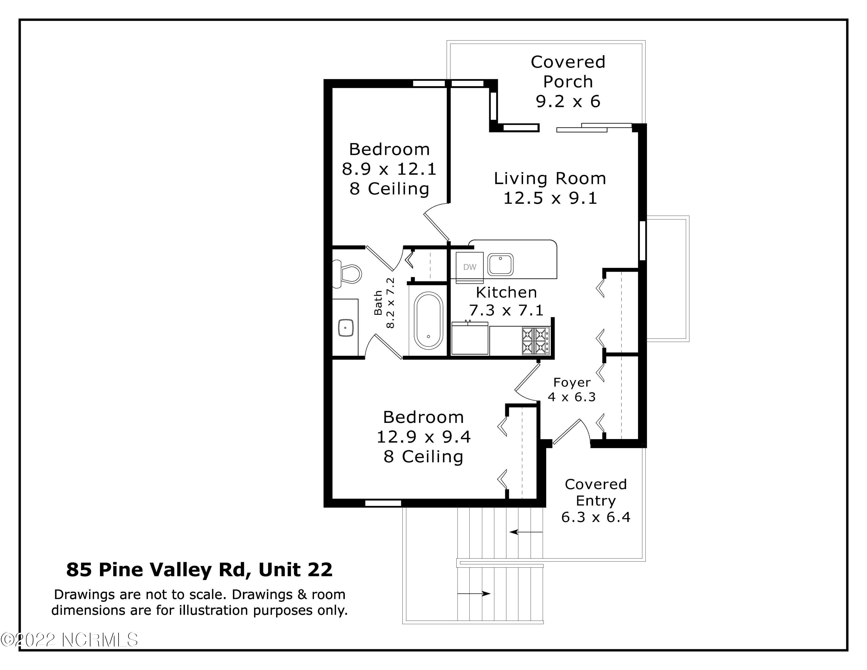 85 Pine Valley Road, Unit 22 Pinehurst, NC 28374 - Photo 41 of 41 Floor Plan_85 Pine Valley Rd_Unit 22
