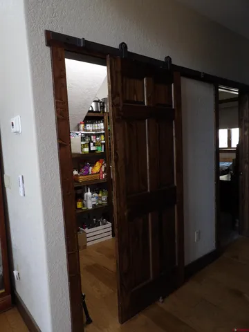 a view of walk in closet
