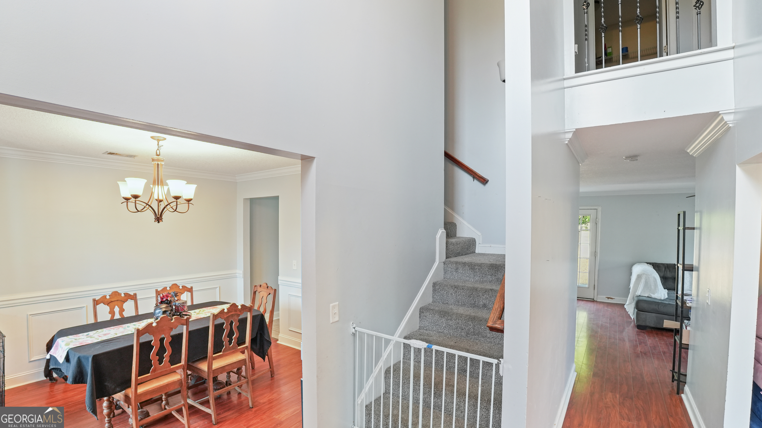 258 Nashview Trail Allenhurst, GA 31301 - Photo 8 of 40 a view of a hallway to a livingroom with furniture