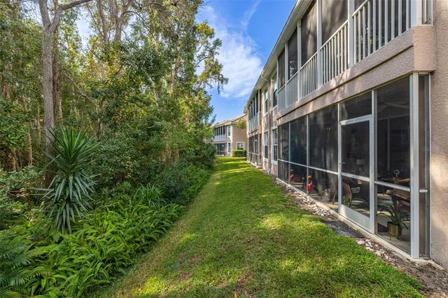 a view of an entrance gate with a yard
