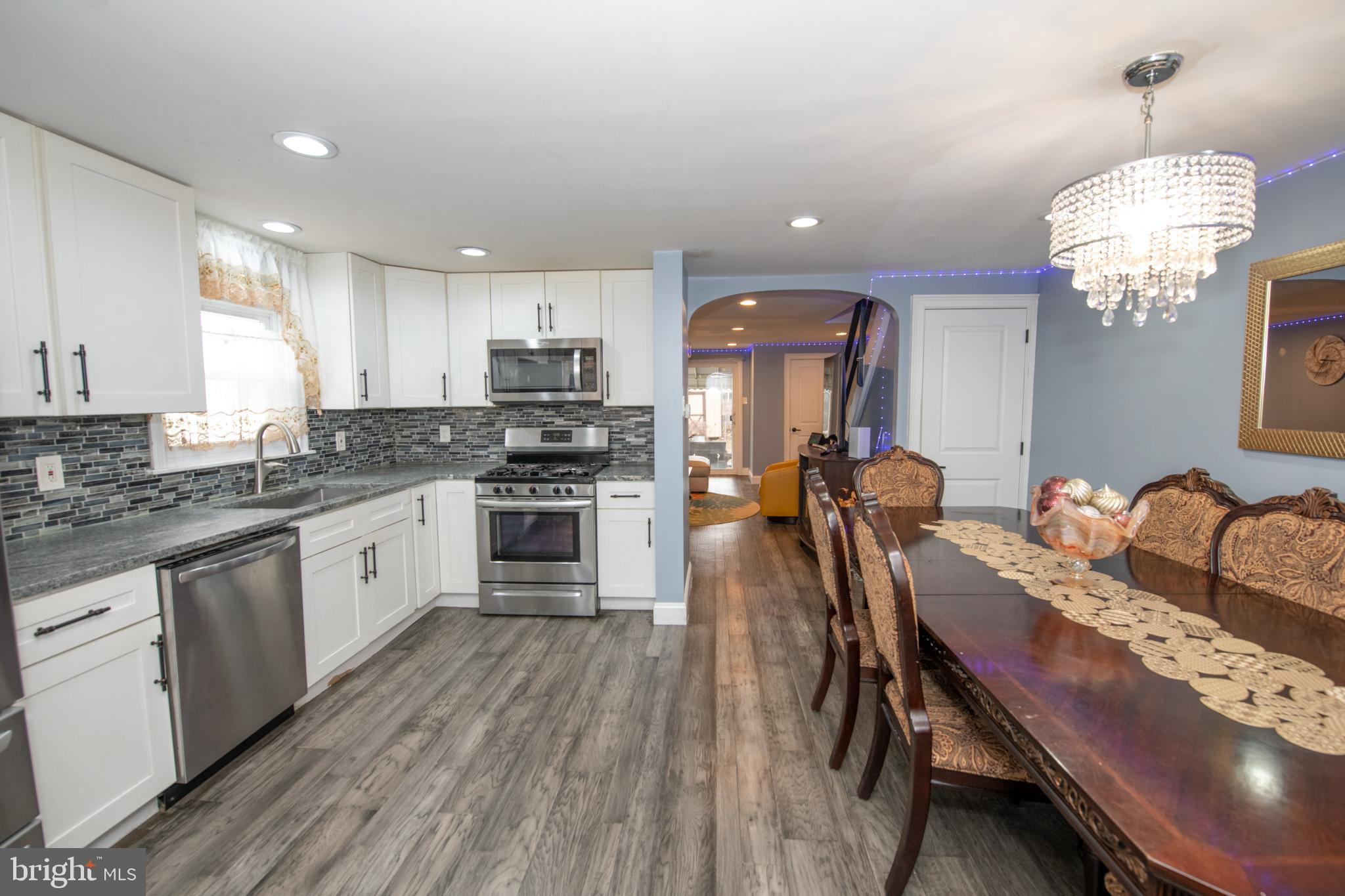 2849 Welsh Road Philadelphia, PA 19152 - Photo 9 of 36 Modern kitchen meets elegant dining space.