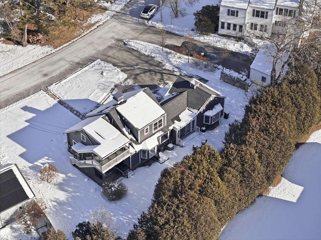 11 West Bradstreet Road North Andover, MA 01845 - Photo 34 of 42 an aerial view of a house with a yard