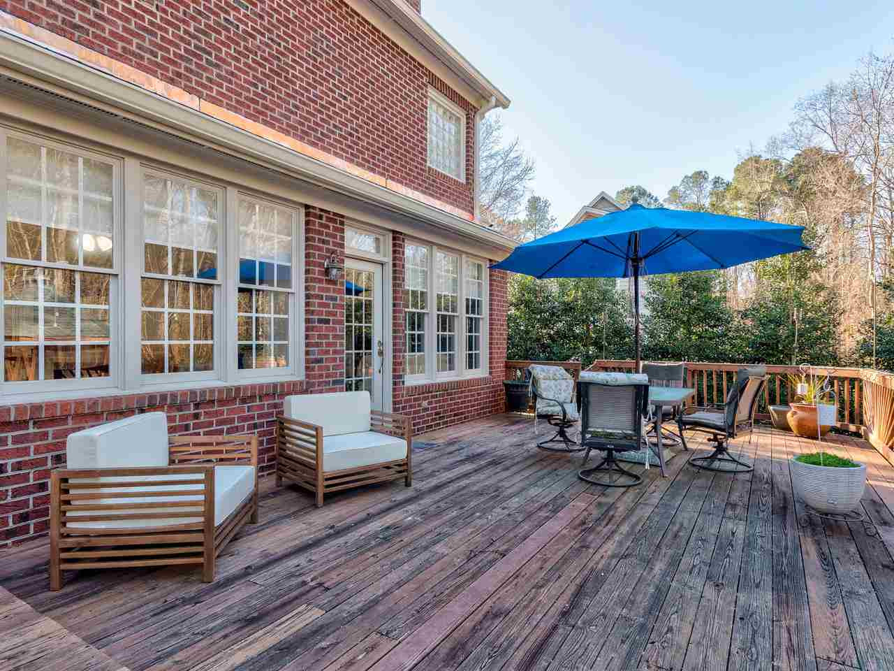 6116 Hampton Ridge Road Raleigh, NC 27603 - Photo 21 of 30 Large Back Deck