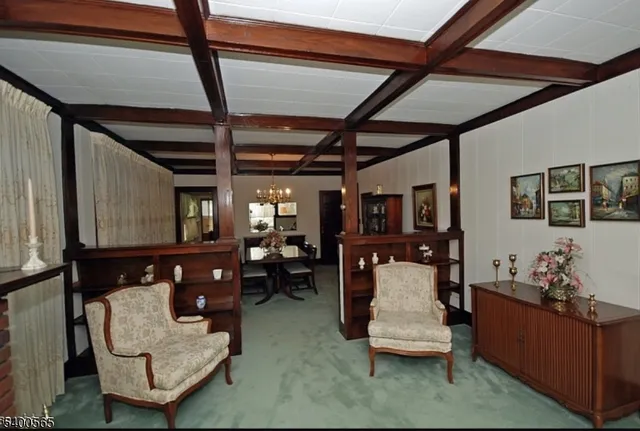 a building with outdoor seating