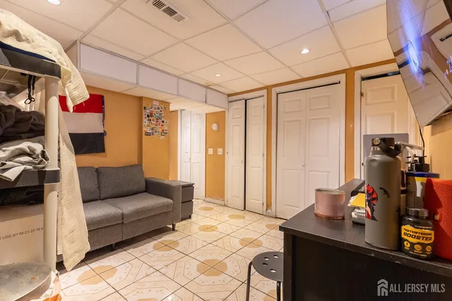 a entryway view with a couch