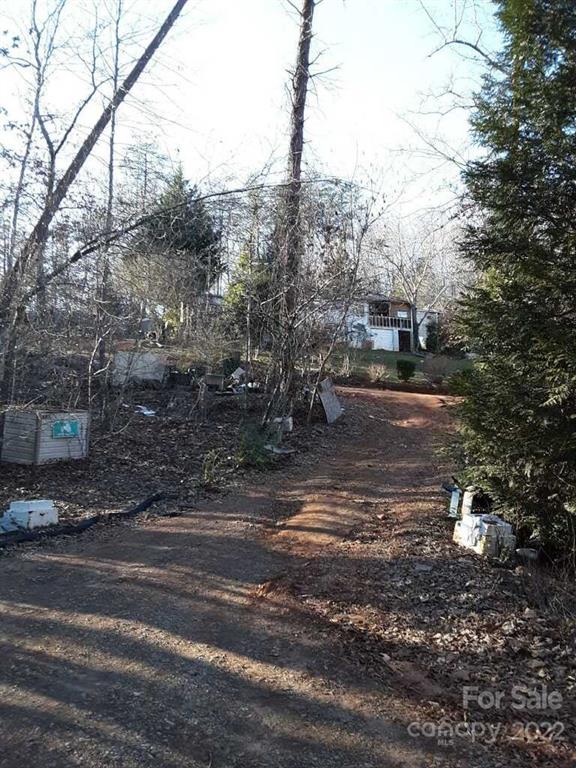 a backyard of a house