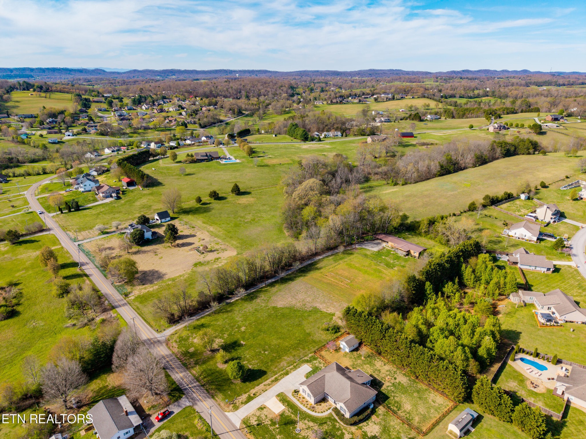 337 River Ford Road Maryville, TN 37804 - Photo 18 of 33 an aerial view of residential houses with outdoor space