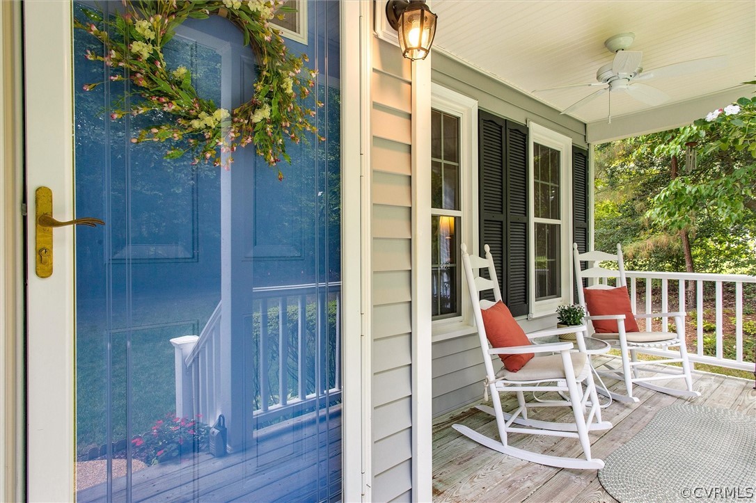 8831 Jacobs Road Chesterfield, VA 23236 - Photo 3 of 25 Beautiful front porch with new vinyl railings and
