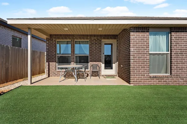 a view of outdoor space yard deck patio and outdoor seating