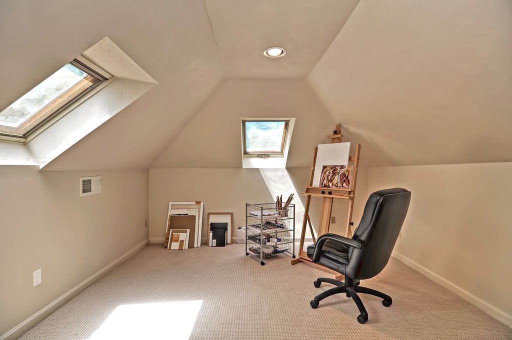 10 Pilgrim Road Wellesley, MA 02481 - Photo 19 of 25 a view of a workspace with furniture and a window