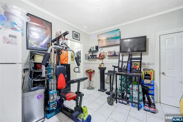 a view of storage and utility room