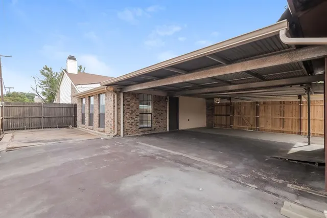 a view of a house with a garage