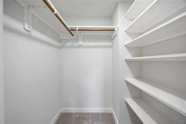 a view of walk in closet