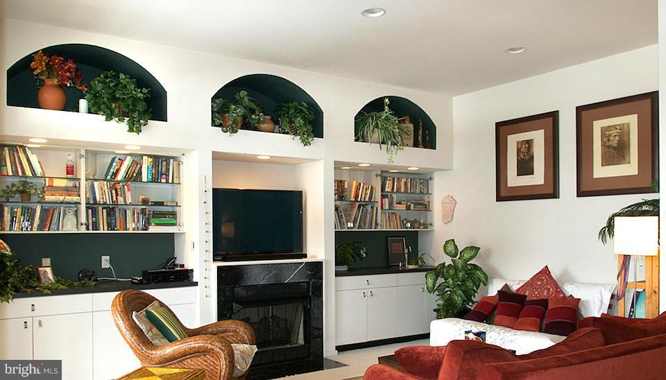 11510 Hemingway Drive Reston, VA 20194 - Photo 27 of 30 Lower Level RR with Wall of Built-ins and wet bar