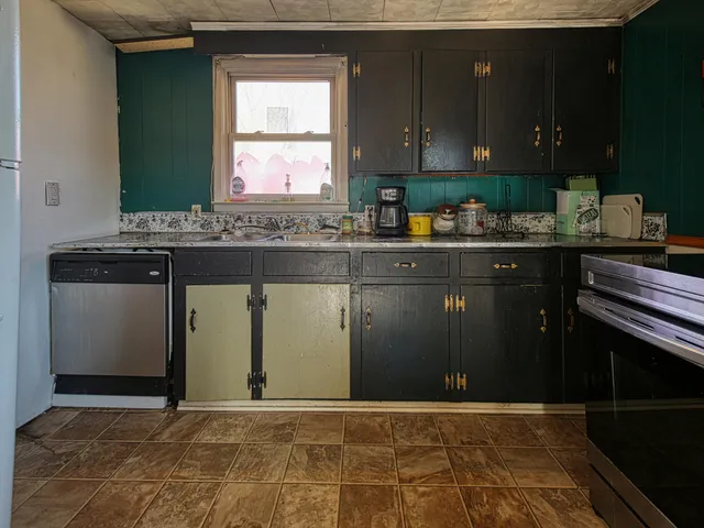 a bed room with a bed and a couch