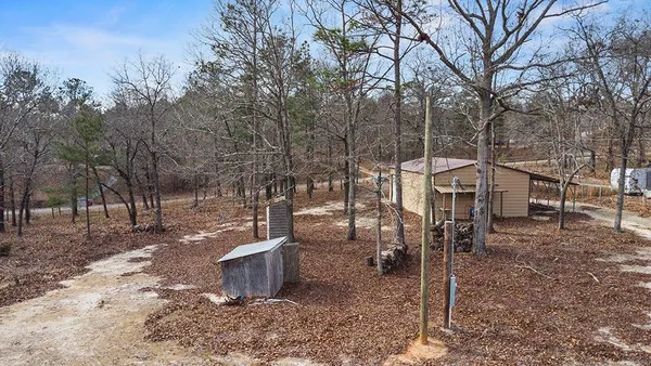 a view of yard with trees
