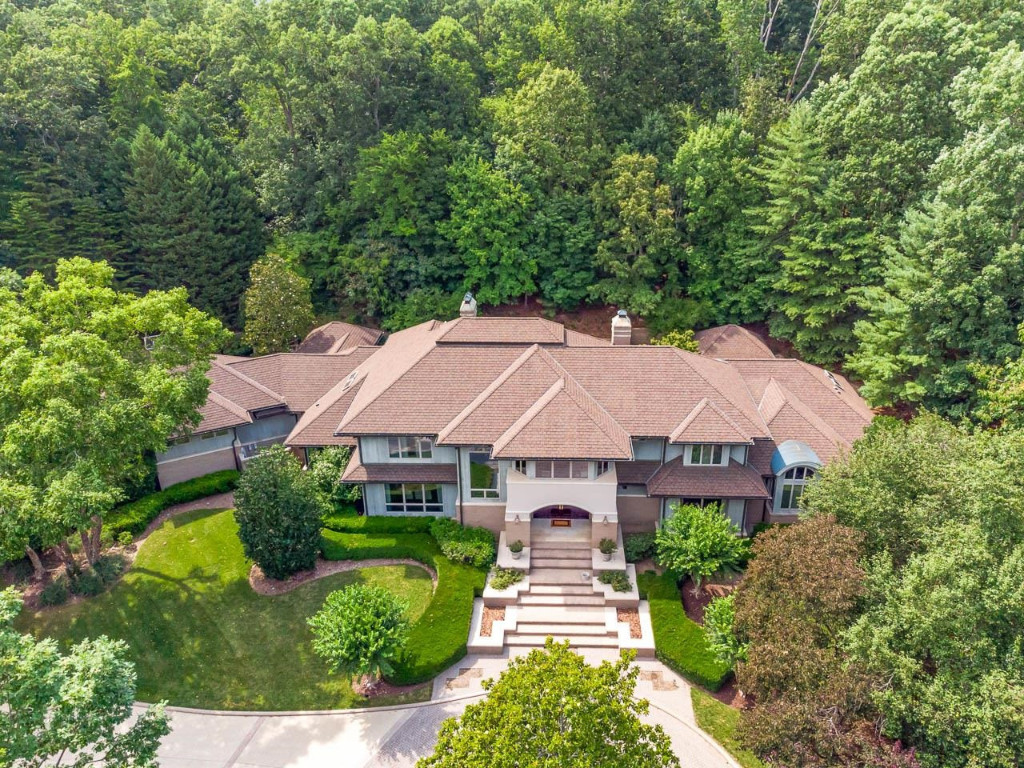24107 Cherry Drive Chapel Hill, NC 27517 - Photo 3 of 46 an aerial view of a house with a yard