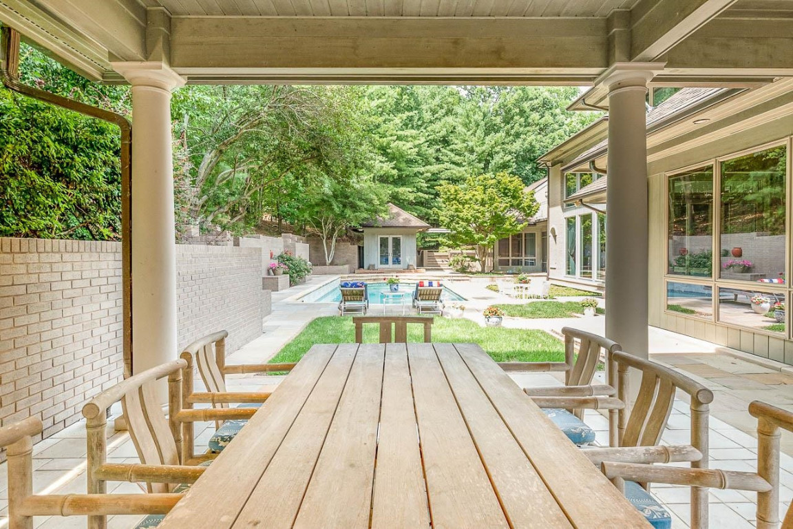 24107 Cherry Drive Chapel Hill, NC 27517 - Photo 41 of 46 a view of swimming pool with seating area
