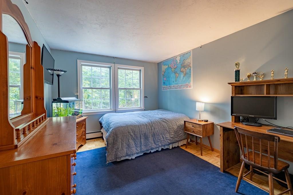 101 Shepard Road Sturbridge, MA 01566 - Photo 18 of 42 a bedroom with a bed and wooden floor