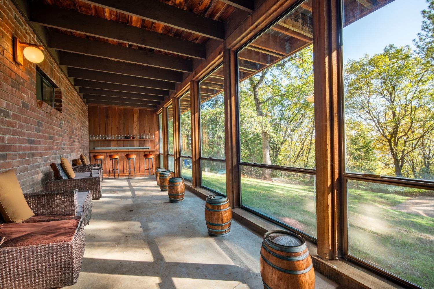 3961 7 Ridges Road Camino, CA 95709 - Photo 75 of 86 a porch with seating space