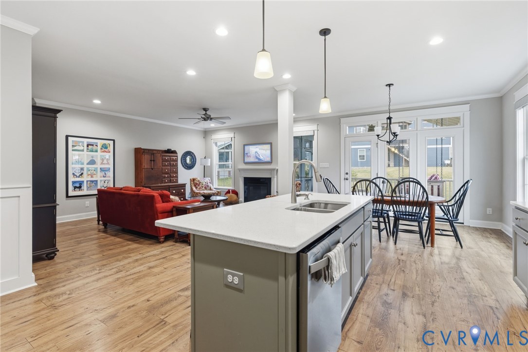 4001 Bircham Loop Midlothian, VA 23113 - Photo 10 of 33 a large kitchen with a table and chairs