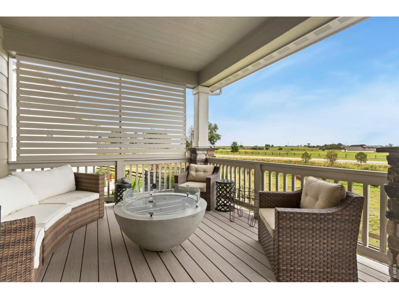 2936 Fractus Street Timnath, CO 80547 - Photo 17 of 25 Covered patio with firepit