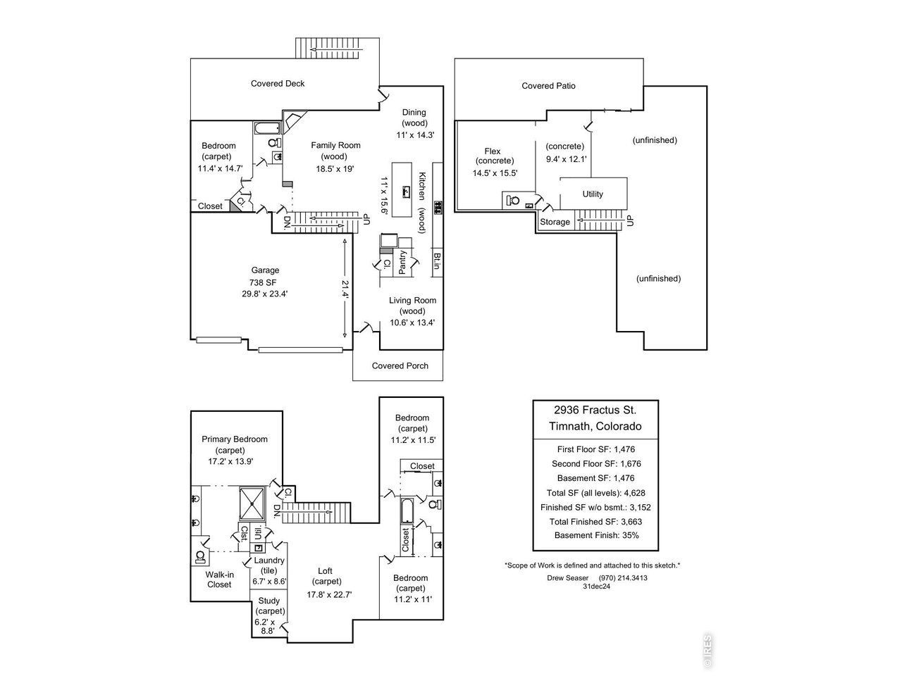 2936 Fractus Street Timnath, CO 80547 - Photo 25 of 25 Floorplan