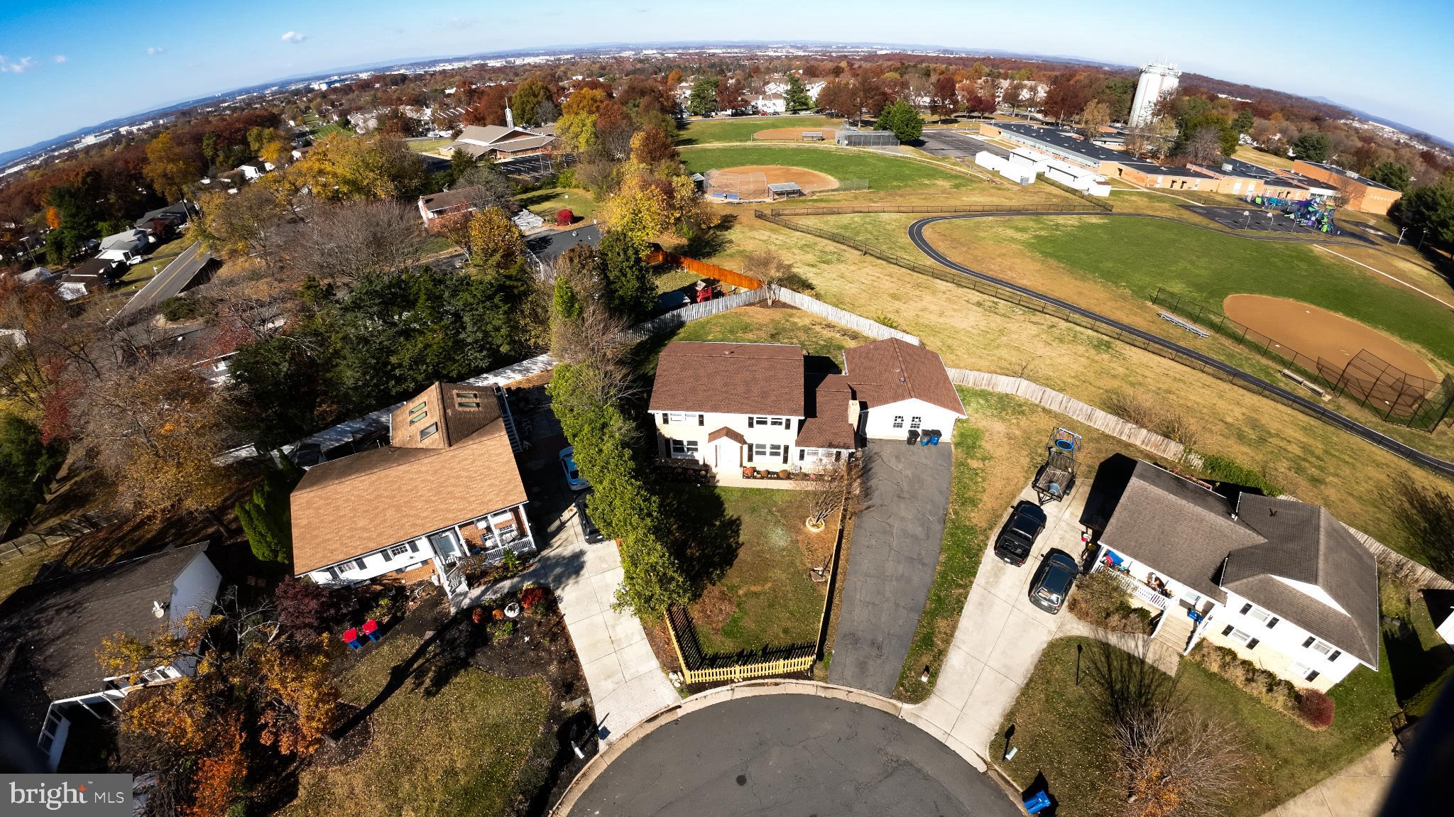 503 South Maple Court Sterling, VA 20164 - Photo 41 of 43 an aerial view of a house with a swimming pool