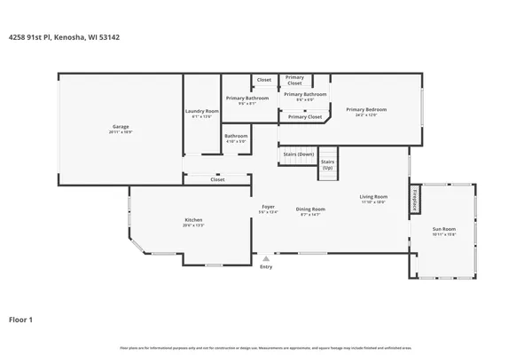 $490,000 | 4258 91st Street, Pleasant Prairie, WI 53142