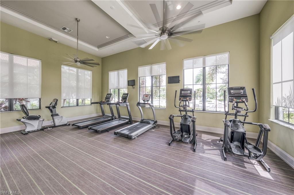 4951 Brigata Way Avenue Immokalee, FL 34142 - Photo 43 of 49 a view of a room with gym equipment and large window