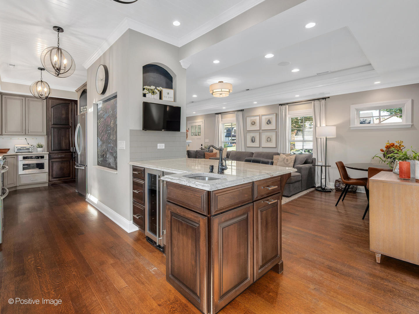 448 West Vallette Street Elmhurst, IL 60126 - Photo 9 of 30 a kitchen with stainless steel appliances granite countertop a stove and a refrigerator
