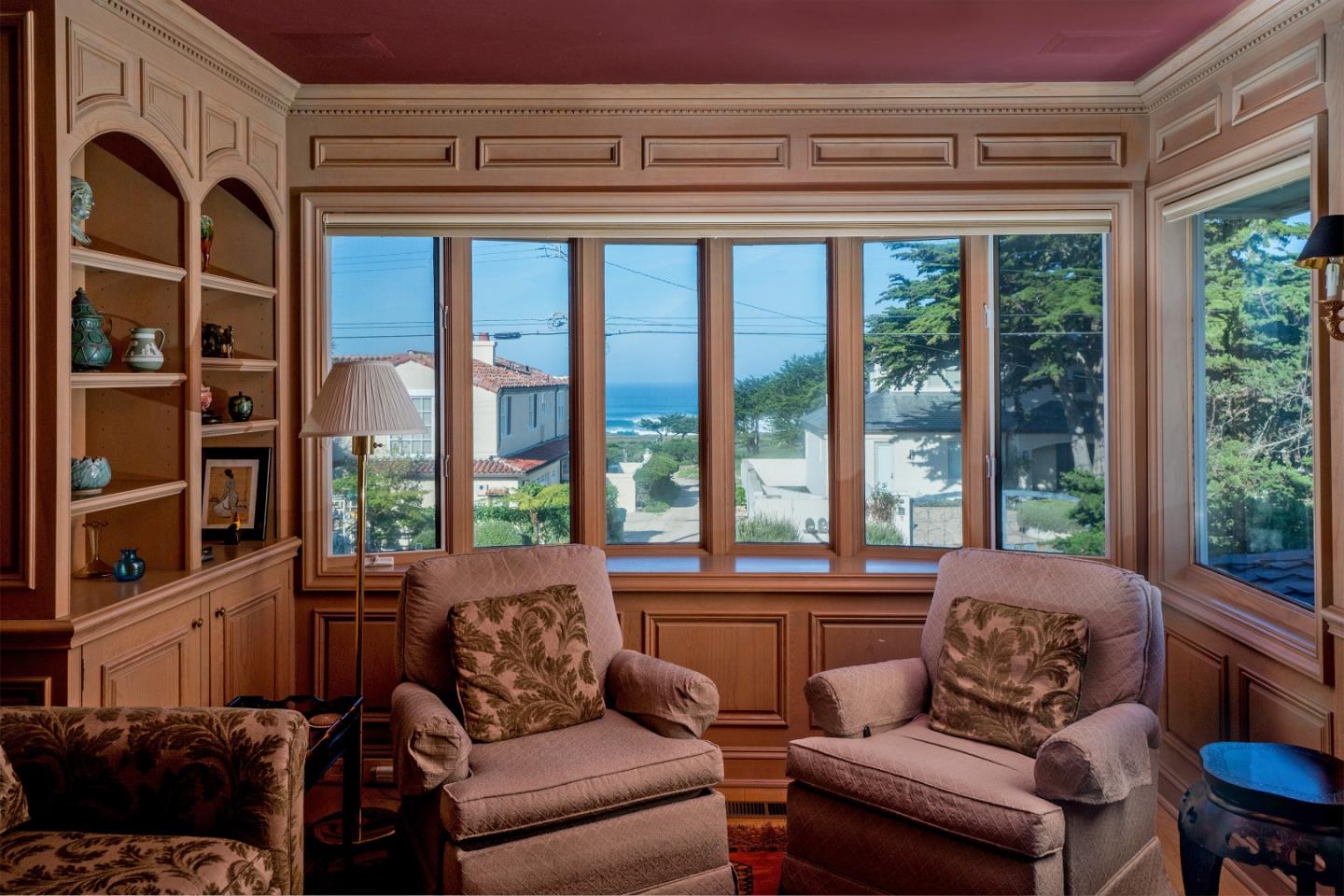3011 Cormorant Road Pebble Beach, CA 93953 - Photo 5 of 37 a living room with furniture and a large window