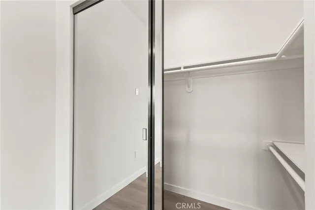 a view of closet area