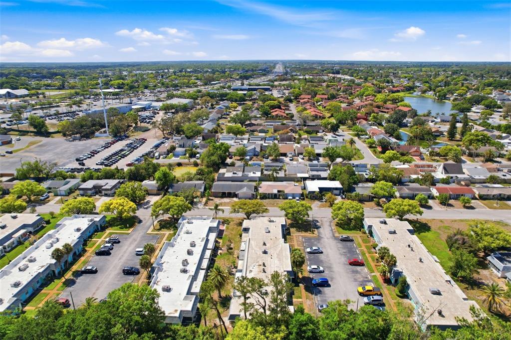 4224 Terrapin Place, Unit 4224 New Port Richey, FL 34652 - Photo 54 of 58 an aerial view of residential houses with outdoor space