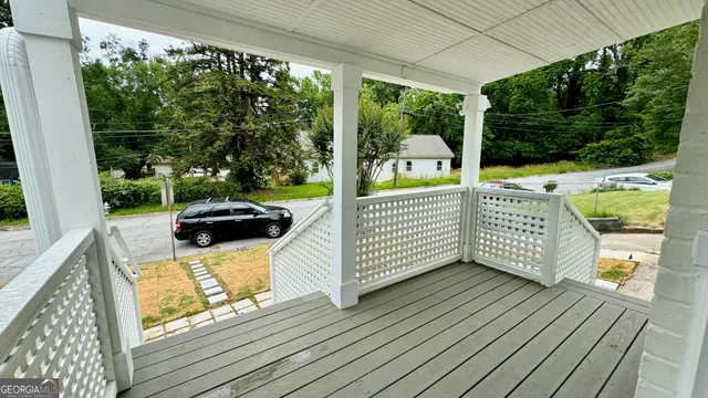 a view of front door