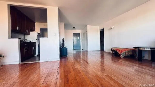 a view of livingroom with furniture and wooden floor