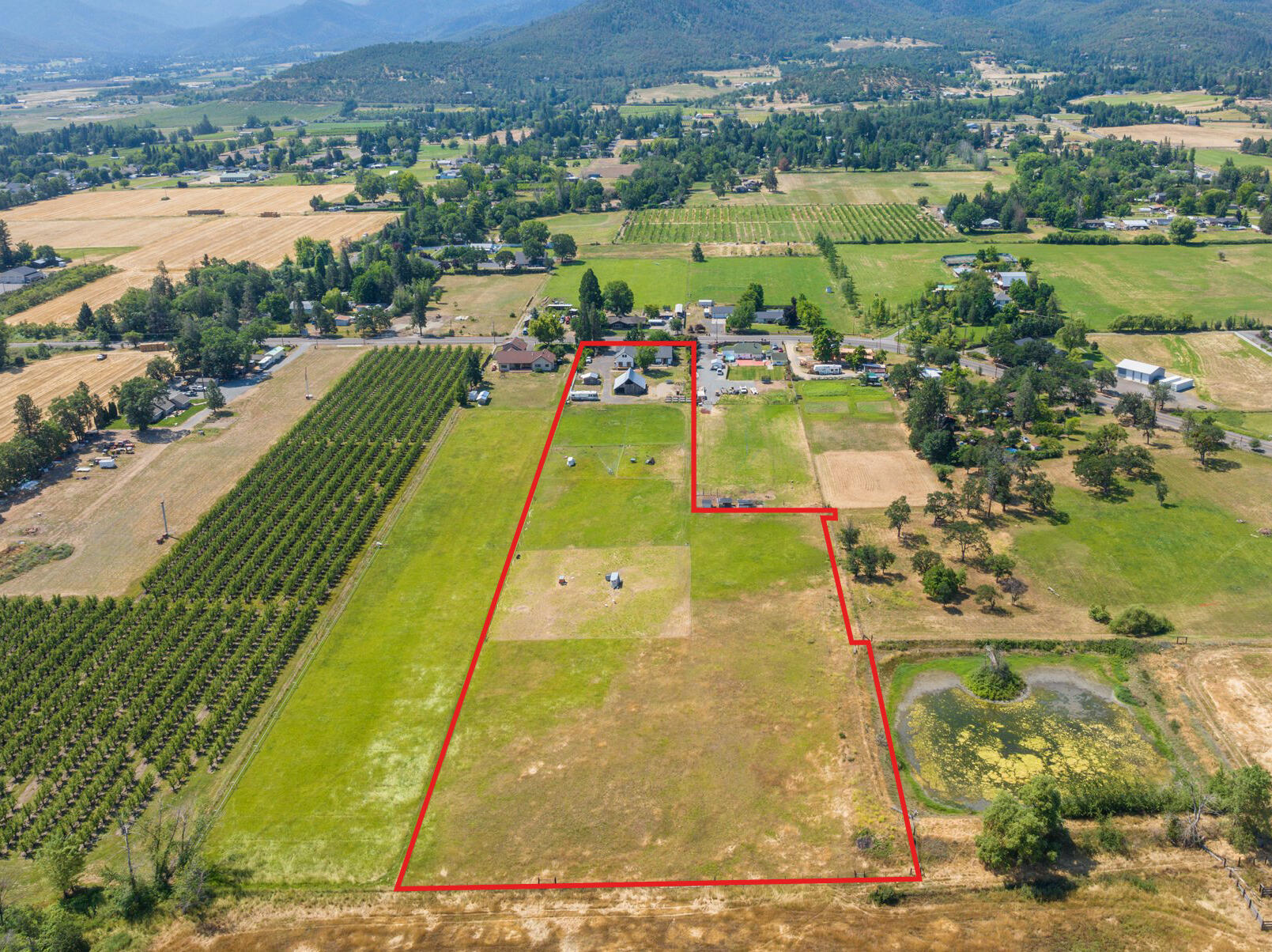 2130 Houston Road Phoenix, OR 97535 - Photo 4 of 70 approximate property boundary showing the 5.99 acres