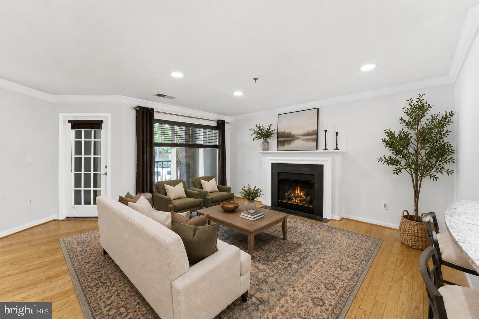 5563 Seminary Road, Unit 107 Falls Church, VA 22041 - Photo 16 of 53 Cozy Fireplace
