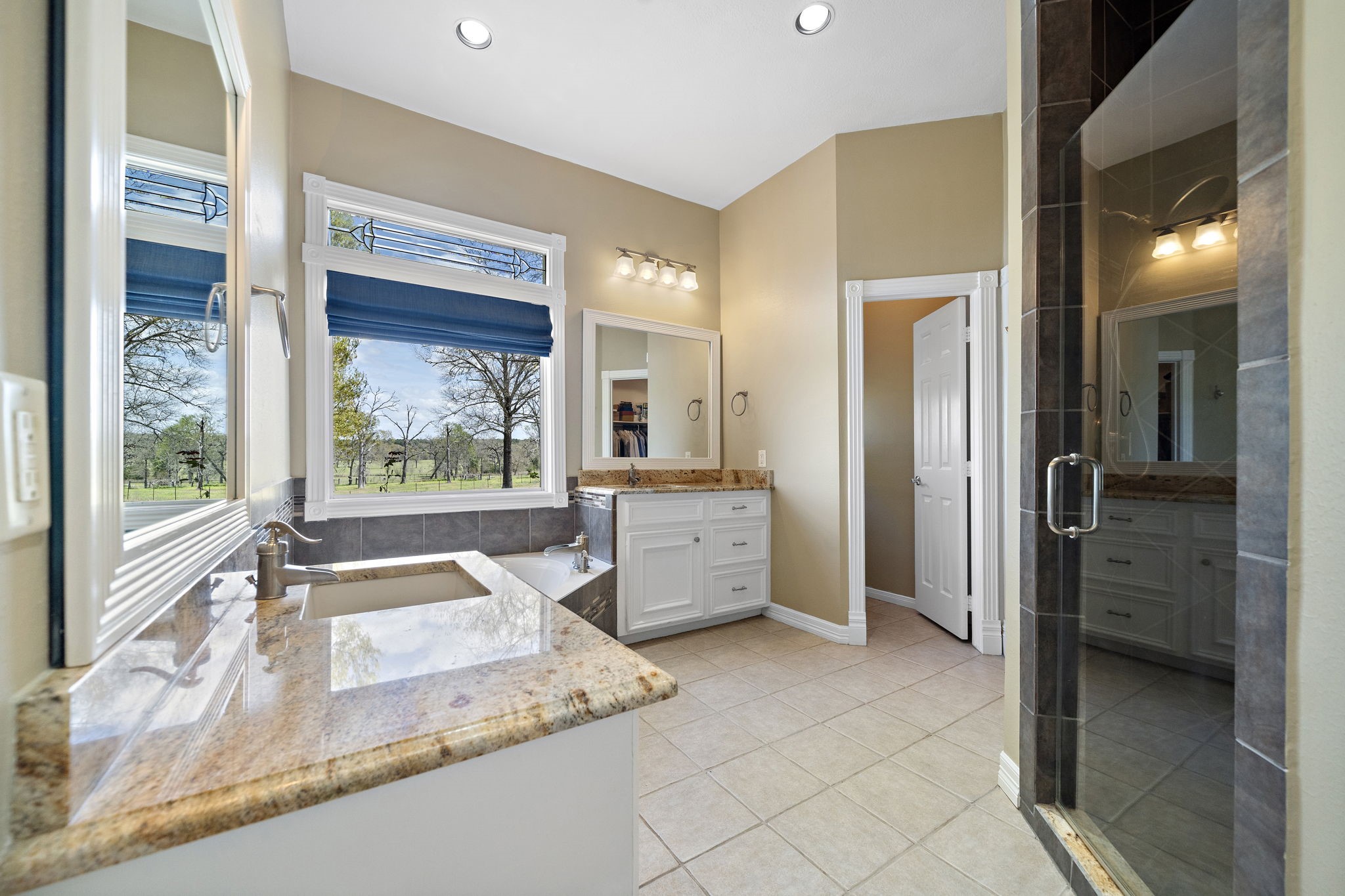 32540 Courtney Road Navasota, TX 77868 - Photo 21 of 50 Ensuite Bath with Tub and Separate Shower