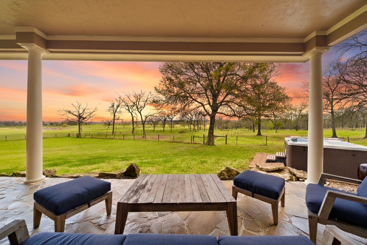 32540 Courtney Road Navasota, TX 77868 - Photo 3 of 50 Sunset views from your back patio